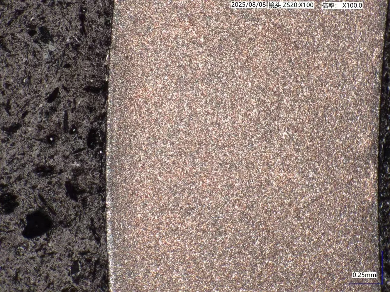 Observarea structurii metalografice a materialului