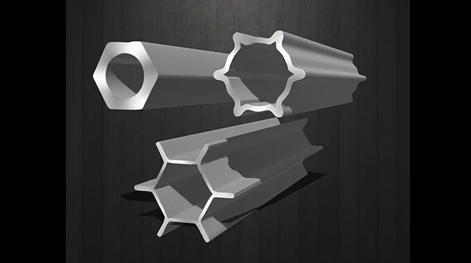 Țeavă profilată fără sudură, trefilată la rece, cu secțiune hexagonală product image